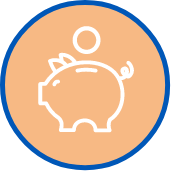 Piggy bank icon